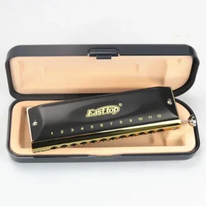 ساز دهنی کروماتیک مدل Easttop T12-48f Black