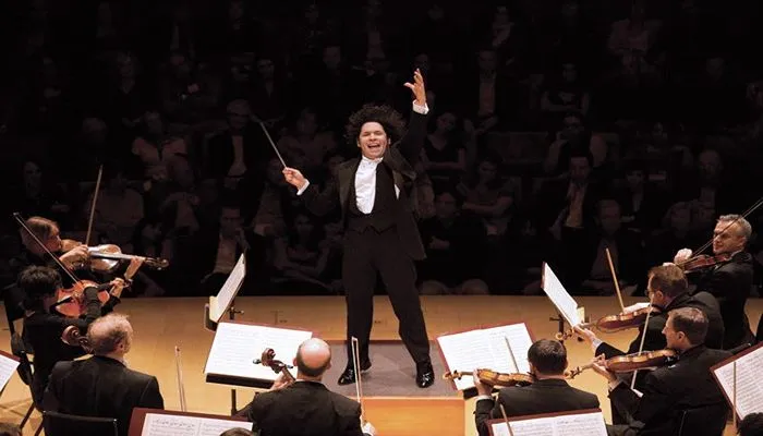 orchestra conductor expressive performance